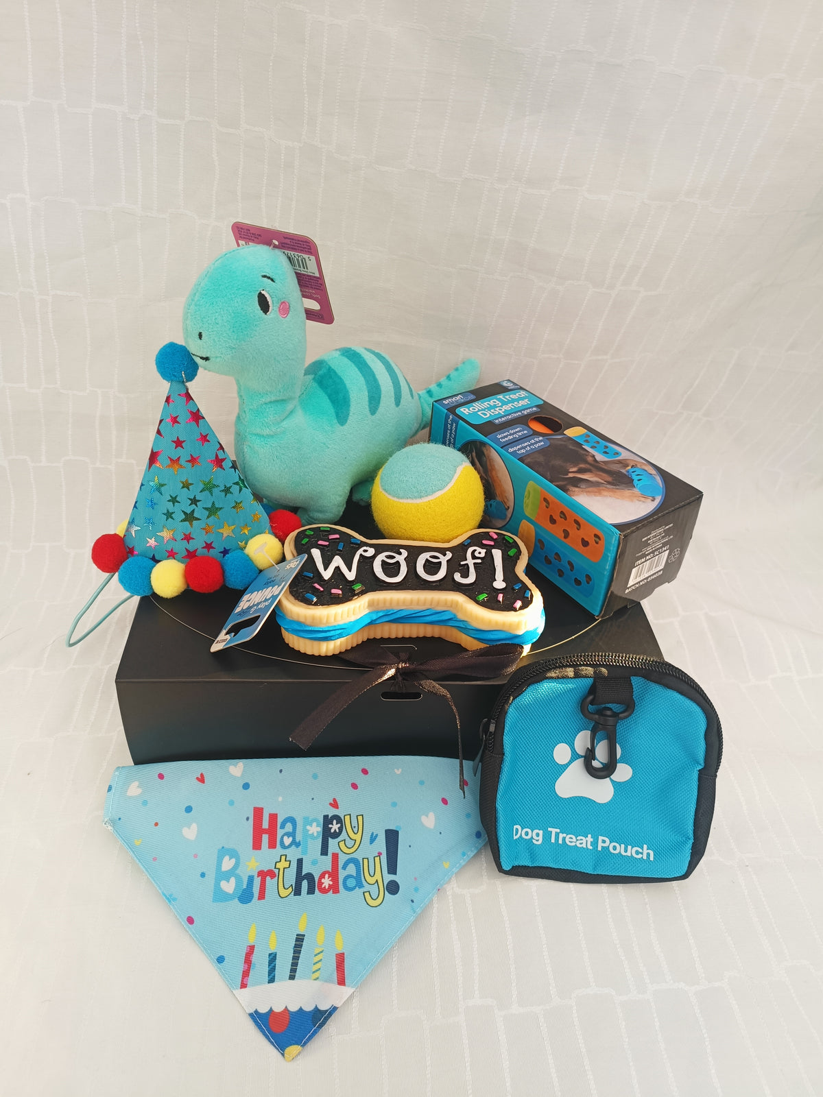 Birthday Blue Dinosaur Gift Box